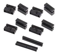 10Pcs/Lot 1.27mm Pitch FC Female Header Socket Cable Connector IDC 6P 8 10 12 14 16 20 24 26 30 34 40 50 Pin(10P)