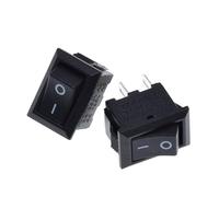 10pcs/lot 10 * 15mm SPST 2PIN ON/OFF G130 Boat Rocker Switch 3A/250V Car Dash Dashboard Truck