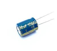 10pcs/lot 10v 1500UF Impedance high frequency aluminum electrolytic capacitor size 10X13 MQXFCZUX