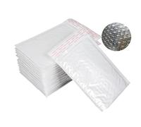 10Pcs/Lot 110 * 130Mm Bubble Mailers Padded Envelopes Packaging Shipping Bags White Pearl Film Bubble Envelope Courier Bags