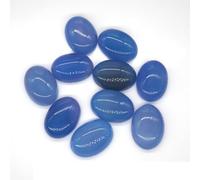 10pcs/Lot 13x18mm Mixed Natural Stones Oval Handmade Gem Crystals Making Accessories DIY
