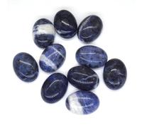 10pcs/Lot 13x18mm Mixed Natural Stones Oval Handmade Gem Crystals Making Accessories DIY