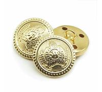 10pcs/lot 15/18/20/23/25mm Vintage Copper Metal Buttons Garment Overcoat Sewing Accessories Buttons for Clothing Crafts DIY-NO01-15mm
