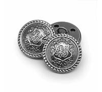 10pcs/lot 15/18/20/23/25mm Vintage Copper Metal Buttons Garment Overcoat Sewing Accessories Buttons for Clothing Crafts DIY-NO21-22mm