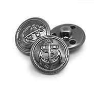 10pcs/lot 15/18/20/23/25mm Vintage Copper Metal Buttons Garment Overcoat Sewing Accessories Buttons for Clothing Crafts DIY-NO22-15mm