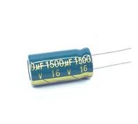 10pcs/lot 1500uf16V Low Impedance high frequency aluminum electrolytic capacitor size 10 * 20 16V 1500uf 20%