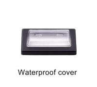 10pcs/lot 15A/250VAC KCD3 Rocker Switch ON OFF/ON-ON/ON-OFF-ON SPST Red Green Blue Yellow Light Black Rorcker Toggle Switch IDGTTLDF(Waterproof Cover,BLUE_220V)