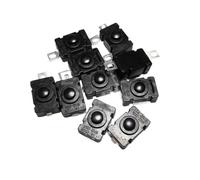 10PCS/LOT 18 * 12MM flashlight switch 1.5A 250V self-locking patch button switch 2P-ON-OFF small switch KAN-28