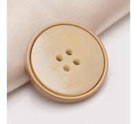 10Pcs/lot 18-25mm Resin Metal Round Four Eye Button Men's and Women's Outerwear Suit Decoration Hand Sewn Button