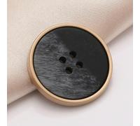 10Pcs/lot 18-25mm Resin Metal Round Four Eye Button Men's and Women's Outerwear Suit Decoration Hand Sewn Button