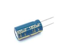 10pcs/lot 1800uf16V Low ESR/Impedance high frequency aluminum electrolytic capacitor size 10 * 20 16V 1800uf 20% EKFBQBGW