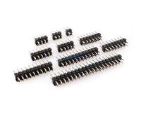 10PCS/Lot 2.0mm Male Header Pins 2 * 2/3/4/5/6/7/8/10/12/14/15/20/40P 2mm Double Row Pin Header Strip Connector Gold-Plated(2x40P)