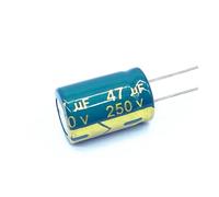 10pcs/lot 250v 47UF aluminum electrolytic capacitor size 13 * 20 47UF 20% EKFBQBGW