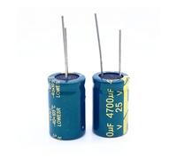 10pcs/lot 25V 4700UF Low ESR/Impedance High Frequency Aluminum Electrolytic Capacitor Size 16 * 25 4700UF25V 20%