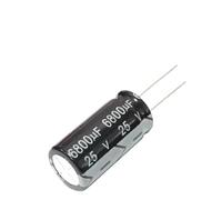 10PCS/LOT 25V6800UF 16 * 30 Aluminum electrolytic capacitor 16 * 30 Electrolytic Capacitor 25V 6800UF AUOQKQUT