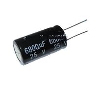 10PCS/LOT 25V6800UF 16 * 31 Aluminum electrolytic capacitor 16 * 31 Electrolytic Capacitor 25V 6800UF MQXFCZUX
