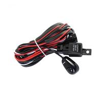 10Pcs/lot 2m Auto Car Cable Wiring Harness Kit With 40A 12V ON/OFF Switch Relay Blade Fuse For 72W-300W 2 LED Light Bar Fog Lamp