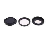 10pcs/lot 3 In1 37 40.5 43 46 49 52 55 58 62 67 72 77 82 UV Filter + Adapter Ring+ Lens Cap,for Gopro HD For Hero 4/3 plus / 3/3+(40.5mm)
