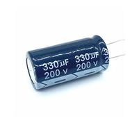 10pcs/lot 330UF 200v 330UF aluminum electrolytic capacitor size 18 * 35 200V330UF 20% QWZBEIRUK