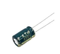 10pcs/lot 400v 4.7UF high frequency low impedance 400V 4.7UF aluminum electrolytic capacitor size 8 * 12 S22 20% MQXFCZUX(20pcs)