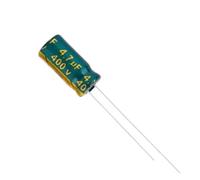 10pcs/lot 400V4.7UF 400V 4.7UF 8 * 12MM low Impedance high frequency aluminum electrolytic capacitor(10Pcs)