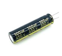 10PCS/Lot 450V 100uF Aluminum Electrolytic Capacitors, 13x50mm Size, 20% Tolerance - Ideal for High - Voltage, Precise - Capacit