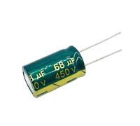 10pcs/lot 450v 68UF 450v68UF Low Impedance high frequency aluminum electrolytic capacitor size 16 * 25(10PCS)