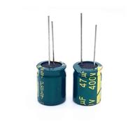 10pcs/lot 47UF 400V 47UF High Frequency Low Aluminum Electrolytic Capacitor Size 13 * 20mm 20%