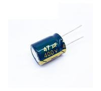 10pcs/lot 47UF 400V 47UF High Frequency Low Aluminum Electrolytic Capacitor Size 13 * 20mm 20% BIANMTSW