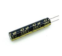 10pcs/lot 47UF 450v 47UF aluminum electrolytic capacitor size 13 * 50 20%
