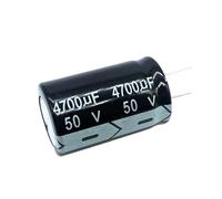 10pcs/lot 50V 4700UF aluminum electrolytic capacitor size 22 * 35 4700UF 50V(10pcs)