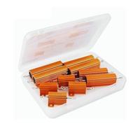 10pcs/lot 5W 50W 100W Wirewound Resistors RX24 Aluminum Power Metal Shell Case Wirewound Resistor 6R 8R 25R 3R LED Decoder NWPNLXEA