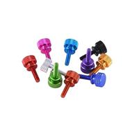 10pcs/lot 6#-32 M3 M4 *6/8/10/12/16/20 colourful Step aluminum knurled hand tighten thumb computer screw(Balck,M3X8)