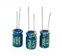 10pcs/lot 6.3v 2200uf 8 * 16mm High-frequency Low-impedance Aluminum Electrolytic Capacitor 2200uf 6.3v2200uf 20% EKFBQBGW