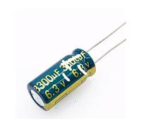 10pcs/lot 6.3v 3300uf 10 * 20 Low-impedance Aluminum Electrolytic Capacitor 3300uf 6.3v 20% BIANMTSW