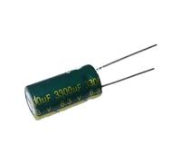 10PCS/LOT 6.3v 3300uF Aluminum electrolytic capacitor 10 * 20 Electrolytic Capacitor 6.3v 3300uf