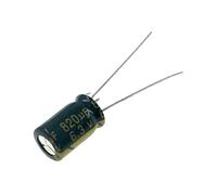 10pcs/lot 6.3V 820UF 8 * 12MM Low ESR/Impedance High Frequency Aluminum Electrolytic Capacitor 820UF 6.3V820UF 20% Electronic devices