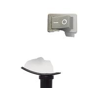 10Pcs/Lot Black Push Button Mini Switch 6A-10A 110V 250V KCD1 2Pin Snap-in On/Off Rocker Switch 5PCS/Lot 21MMx15MM BLACK