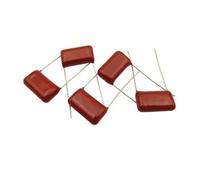 10pcs/lot CBB 100V 105J 5MM 1UF Metallized Film Capacitor 105J100V Capacitance 100V105J 105 BIANMTSW