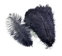 10Pcs/Lot Colored Ostrich Feathers for Crafts Table Centerpieces Wedding Decoration Handicraft Accessories Carnival Decor(28 Navy,25-30cm 10-12inch)