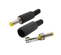10Pcs/Lot DC Power Plug Solder Wire Connector 4.0/4.8 * 1.7mm 3.5 * 1.3mm 6.5 * 4.4mm 5.5 * 2.1/2.5mm DC Male Plug Socket Mount Adapter(4.0x1.7mm 10Pcs)