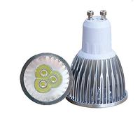 10pcs/lot Dimmable LED Lamp ac100-240v LED Spotlight Lampada LED Bulbs Home Lighting 3w Blue gu10