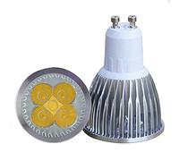 10pcs/lot Dimmable LED Lamp ac100-240v LED Spotlight Lampada LED Bulbs Home Lighting 4w Yellow gu10