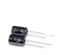 10pcs/lot DIP Aluminum Electrolytic Puzzles 25V 10uF 22uF 33uf 47uF 68uf 100uF 120uf 150uf 220uf 330uf 470uf 680uf MQXFCZUX(25V 10uF)