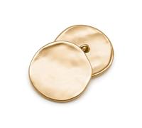 10pcs/lot Fashion 21/25/30mm Decorative Buttons high Quality Irregular Plane Gold for Shirt Overcoat Sewing Accessory(128 Matt Gold 709,25mm)
