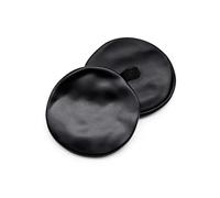 10pcs/lot Fashion 21/25/30mm Decorative Buttons high Quality Irregular Plane Gold for Shirt Overcoat Sewing Accessory(128 Black 001,25mm)