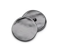 10pcs/lot Fashion 21/25/30mm Decorative Buttons high Quality Irregular Plane Gold for Shirt Overcoat Sewing Accessory(128 Matt Black 706,21mm)