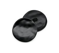 10pcs/lot Fashion 21/25/30mm Decorative Buttons Irregular Plane Gold Buttons for Shirt Overcoat Sewing accessory-128 Black 001-25mm