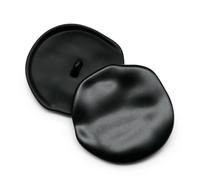 10pcs/lot Fashion 21/25/30mm Decorative Buttons Irregular Plane Gold Buttons for Shirt Overcoat Sewing accessory-125 Black 001-25mm