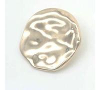 10pcs/lot Fashion 30mm Big Decorative Buttons Irregular Plane Gold Buttons for Shirt Overcoat Sewing Accessory DIY-Gold 704-30MM